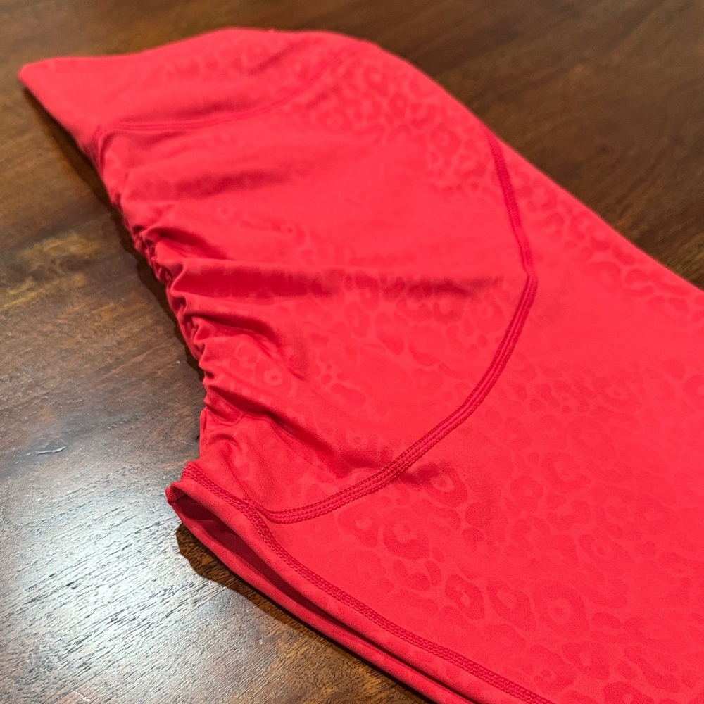 Zyia Red Leapord Scrunchy What light n tight hi-Rise size 12 - Picture 11 of 11